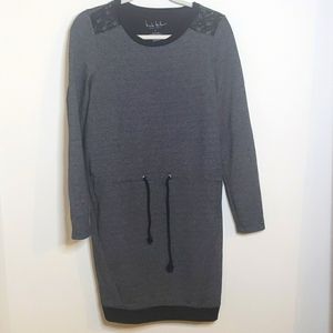 Nicole Miller Charcoal Sweatshirt dress